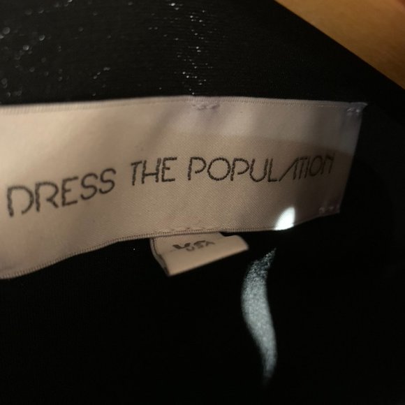 Black and Silver Mini Dress - Picture 2 of 7